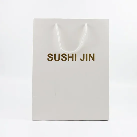 Factory Wholesale Custom Print Luxury Personalized Degradable Recyclable Shopping Gift Food Electronic Product Packaging Kraft Cardboard Paper Bag with Handle