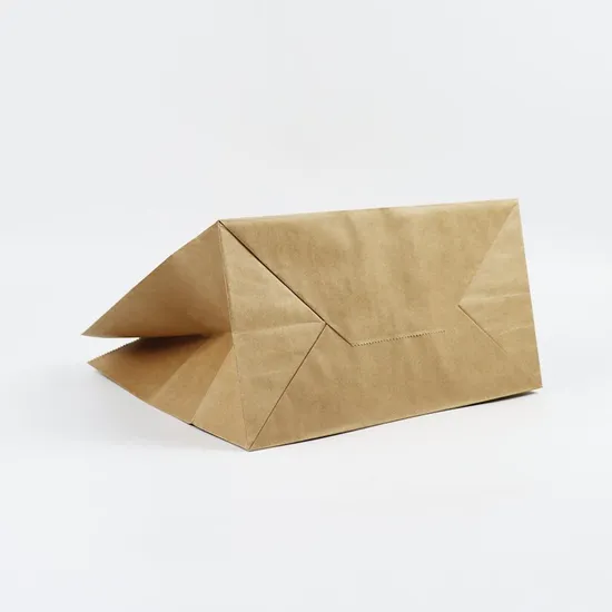 Factory Wholesale Custom Print Luxury Personalized Degradable Recyclable Shopping Gift Food Arts Crafts Packaging Kraft Cardboard Paper Bag with Portable Handle