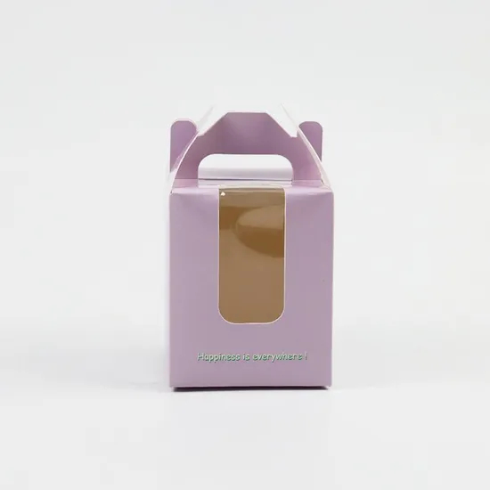 Folding Donut Cake Packaging Box Take Away Cupcake Box Bakery Cake Packing Donut Box