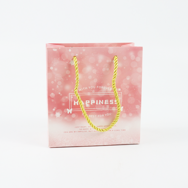 Factory Cheap Customized Printing Logo Luxury Personalized Degradable Shopping Gift Food Cosmetic Jewelry Packaging Kraft Cardboard Paper Bag with Handle